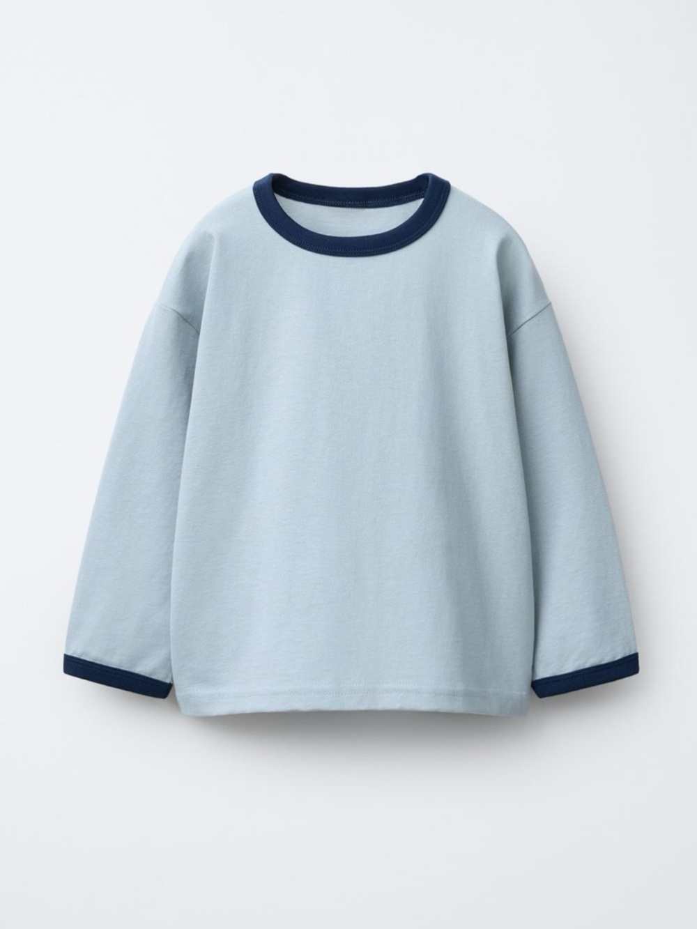 ZARA PLAIN CONTRAST RINGER T-SHIRT